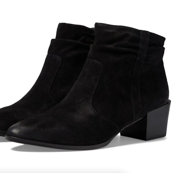NATURALIZER Gina Womens Leather Block Heel Ankle Boots - Picture 1 of 12